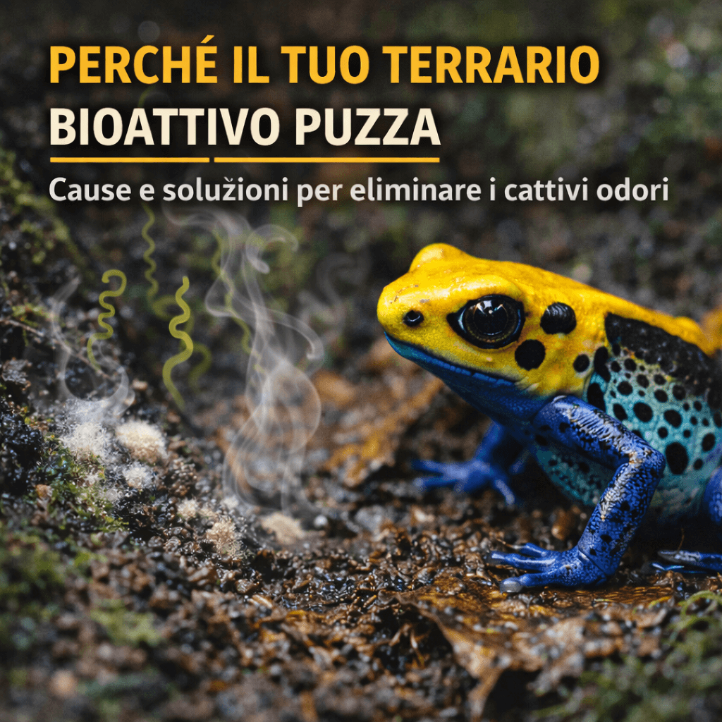Perché il terrario bioattivo puzza: cause e soluzioni