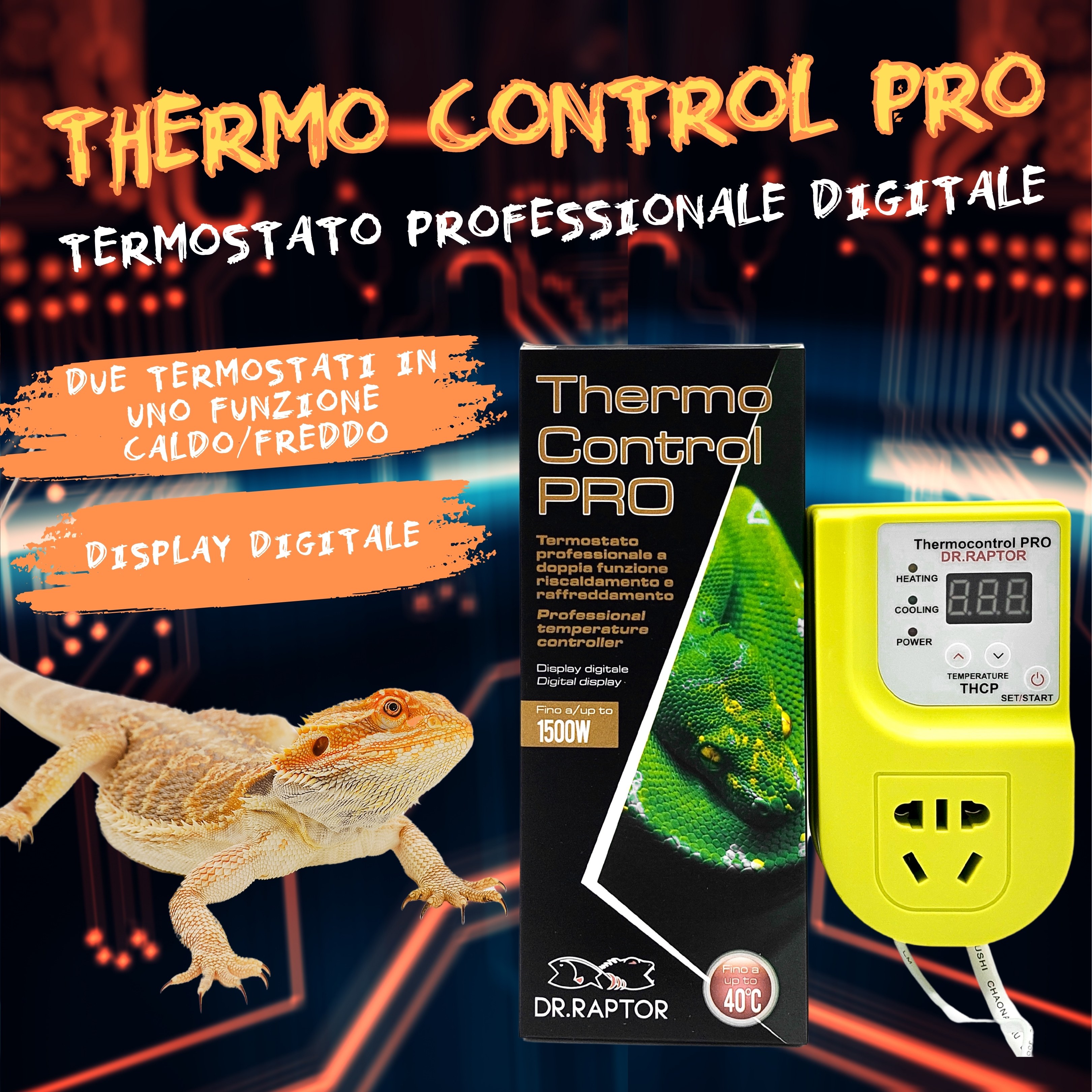 Termostati e Igrostati Rettili