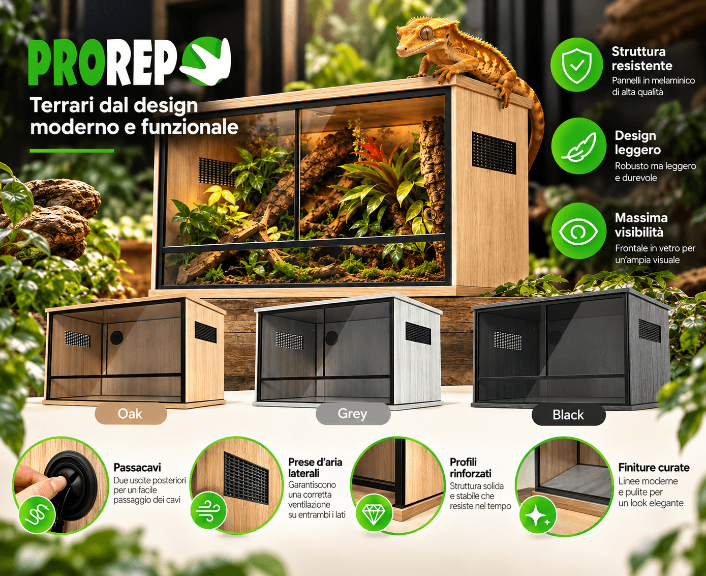 Terrari in legno